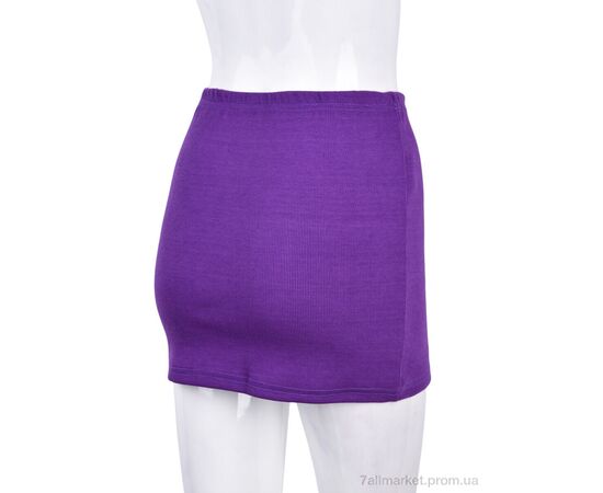 Жіноча спідниця оптом Весна/осінь B025-5 violet (10663) (4 шт. р.сіткаL-XL) "Obuvok" недорого оптом від прямого постачальника, зображення 2