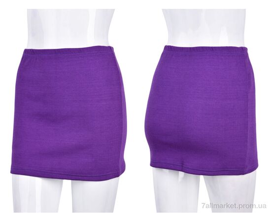 Жіноча спідниця оптом Весна/осінь B025-5 violet (10663) (4 шт. р.сіткаL-XL) "Obuvok" недорого оптом від прямого постачальника, зображення 3