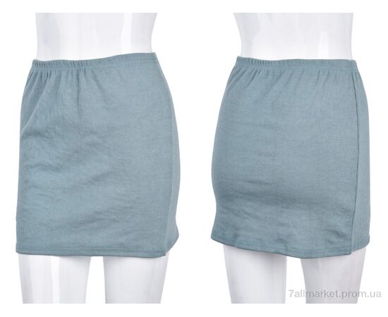Жіноча спідниця оптом Весна/осінь B025-6 green (10666) (4 шт. р.сіткаL-XL) "Obuvok" недорого оптом від прямого постачальника, зображення 3