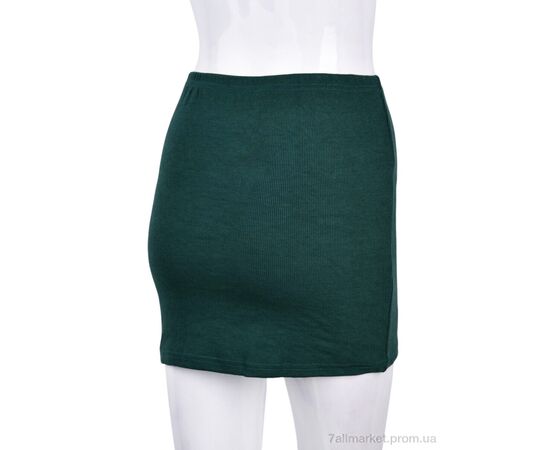 Жіноча спідниця оптом Весна/осінь B025-7 green (10668) (6 шт. р.сіткаL-XL) "Obuvok" недорого оптом від прямого постачальника, зображення 2