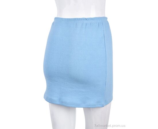 Жіноча спідниця оптом Весна/осінь B025-11 l.blue (10676) (4 шт. р.сітка2XL) "Obuvok" недорого оптом від прямого постачальника, зображення 2