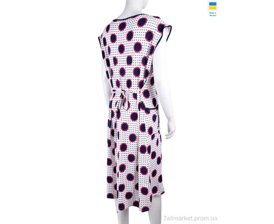 Фотография Халат женский Лето H001-1 blue (5 шт. р.сетка 50-58) "Banko" недорого оптом от прямого поставщика, изображение 2