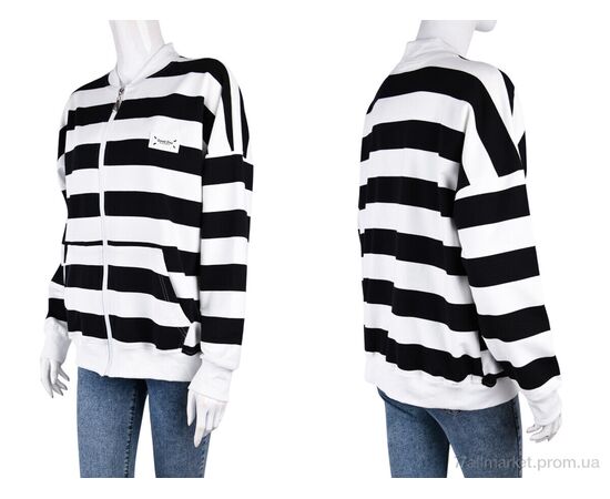 Фотография Кофта женская Весна/осень 4012-009-1 black (3 шт. р.сетка XL-3XL) "Мир" недорого оптом от прямого поставщика, изображение 3