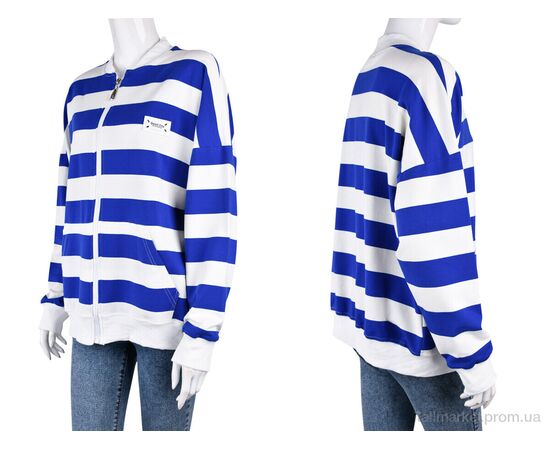 Фотография Кофта женская Весна/осень 4012-009-2 blue (3 шт. р.сетка XL-3XL) "Мир" недорого оптом от прямого поставщика, изображение 3