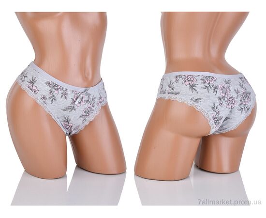 Фотография Трусы Весна/осень 5800-8 grey (2XL;3XL;4XL) (10 шт. р.сетка One size) "Obuvok" недорого оптом от прямого поставщика, изображение 3