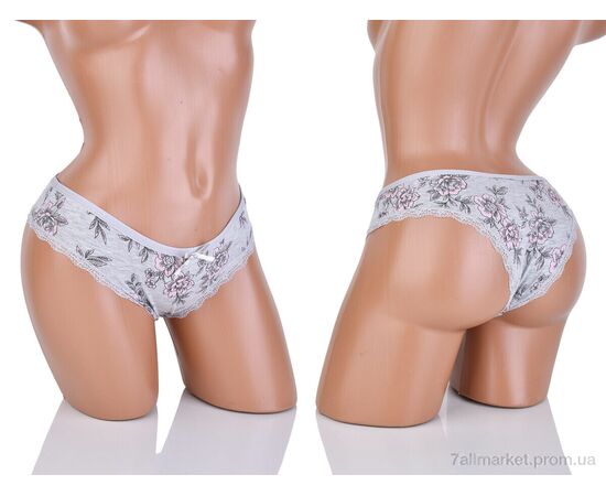 Фотография Трусы Весна/осень 7000-9 grey (XL) (10 шт. р.сетка One size) "Obuvok" недорого оптом от прямого поставщика, изображение 3