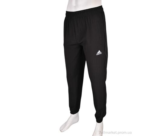 Фотография Спортивные брюки мужские Лето 4033-A01-1 black (5 шт. р.сетка M-3XL) "Мир" недорого оптом от прямого поставщика, изображение 2