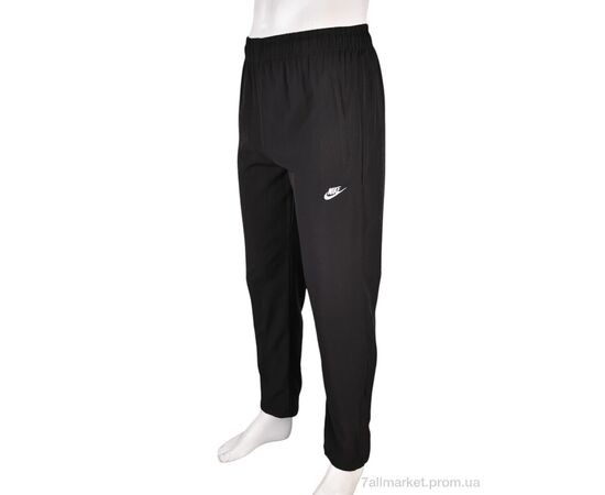 Спортивні штани чоловічі Літо 4033-A04-1 black (5 шт. р.сіткаM-3XL) "Мир" недорого оптом від прямого постачальника, зображення 2