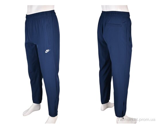 Спортивні штани чоловічі Літо 4033-A04-2 navy (5 шт. р.сіткаM-3XL) "Мир" недорого оптом від прямого постачальника, зображення 4