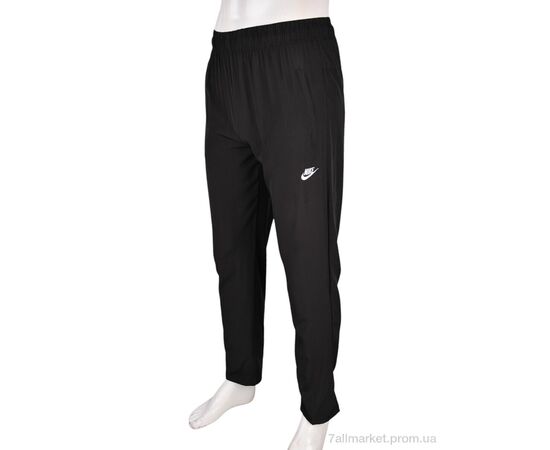 Спортивні штани чоловічі Літо 4033-A12-1 black (5 шт. р.сіткаM-3XL) "Мир" недорого оптом від прямого постачальника, зображення 2