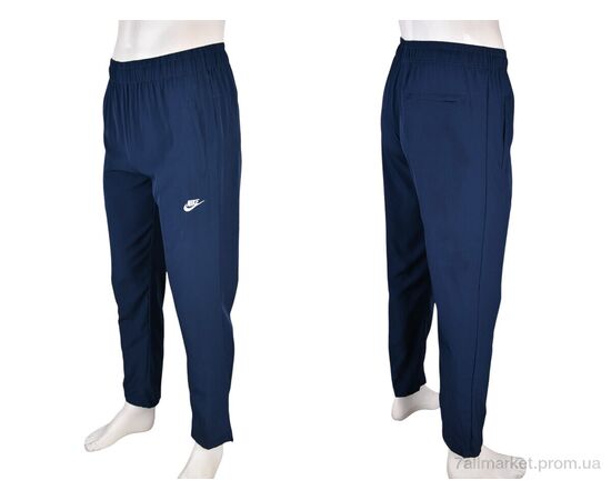 Спортивні штани чоловічі Літо 4033-A12-2 navy (5 шт. р.сіткаM-3XL) "Мир" недорого оптом від прямого постачальника, зображення 4
