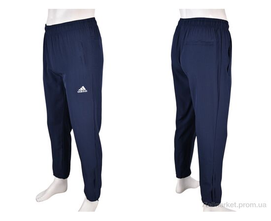 Спортивні штани чоловічі Літо 4033-A02-2 navy (5 шт. р.сіткаM-3XL) "Мир" недорого оптом від прямого постачальника, зображення 4