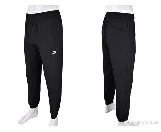 Фотография Спортивные брюки мужские Лето 4033-A05-1 black (5 шт. р.сетка M-3XL) "Мир" недорого оптом от прямого поставщика, изображение 4