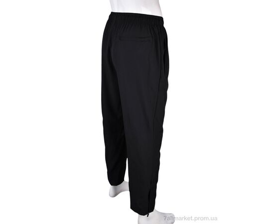 Фотография Спортивные брюки мужские Лето 4034-A07-1 black (5 шт. р.сетка 4XL-8XL) "Мир" недорого оптом от прямого поставщика, изображение 3