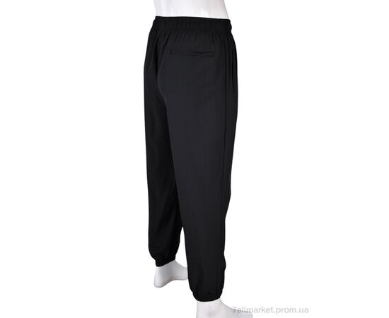 Фотография Спортивные брюки мужские Лето 4034-A08-1 black (5 шт. р.сетка 4XL-8XL) "Мир" недорого оптом от прямого поставщика, изображение 3