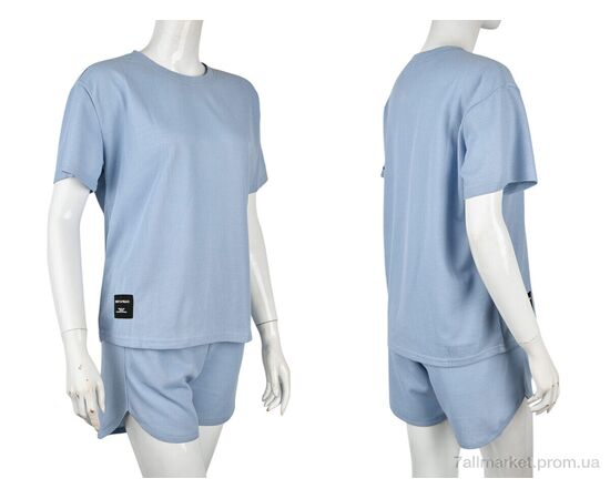 Фотография Женский костюм Лето 4032 blue (4 шт. р.сетка S-M) "Мир" недорого оптом от прямого поставщика, изображение 3