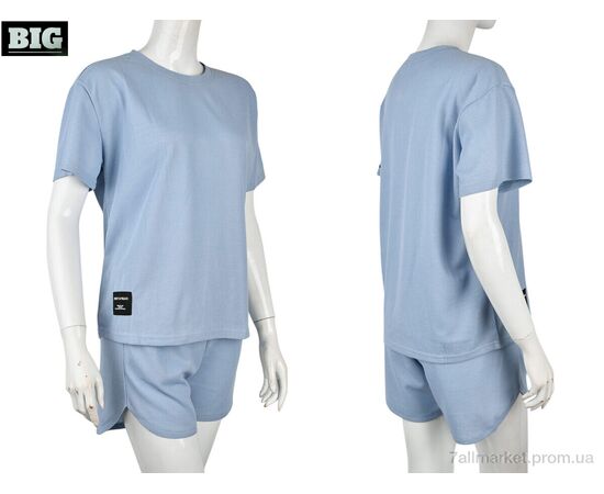 Женский костюм Лето 4032 blue (4 шт. р.сетка S-M) "BIG" недорого оптом от прямого поставщика, изображение 3 Фотография Женский костюм Лето 4032 blue (4 шт. р.сетка S-M) "BIG" недорого оптом от прямого поставщика, изображение 3