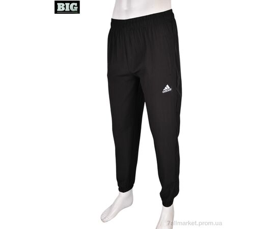 Спортивные брюки мужские Лето 4033-A01-1 black (5 шт. р.сетка M-3XL) "BIG" недорого оптом от прямого поставщика, изображение 2 Фотография Спортивные брюки мужские Лето 4033-A01-1 black (5 шт. р.сетка M-3XL) "BIG" недорого оптом от прямого поставщика, изображение 2