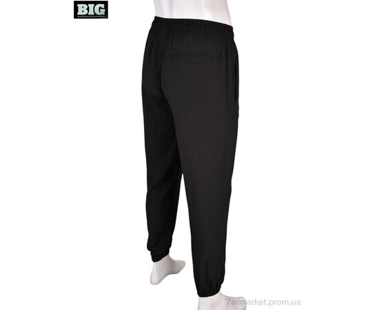 Спортивные брюки мужские Лето 4033-A01-1 black (5 шт. р.сетка M-3XL) "BIG" недорого оптом от прямого поставщика, изображение 3 Фотография Спортивные брюки мужские Лето 4033-A01-1 black (5 шт. р.сетка M-3XL) "BIG" недорого оптом от прямого поставщика, изображение 3