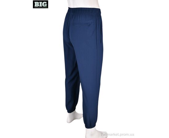 Спортивные брюки мужские Лето 4033-A01-2 navy (5 шт. р.сетка M-3XL) "BIG" недорого оптом от прямого поставщика, изображение 3 Фотография Спортивные брюки мужские Лето 4033-A01-2 navy (5 шт. р.сетка M-3XL) "BIG" недорого оптом от прямого поставщика, изображение 3