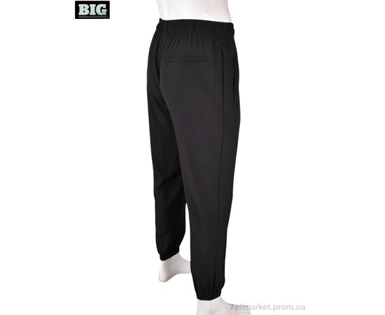 Спортивные брюки мужские Лето 4033-A03-1 black (5 шт. р.сетка M-3XL) "BIG" недорого оптом от прямого поставщика, изображение 3 Фотография Спортивные брюки мужские Лето 4033-A03-1 black (5 шт. р.сетка M-3XL) "BIG" недорого оптом от прямого поставщика, изображение 3
