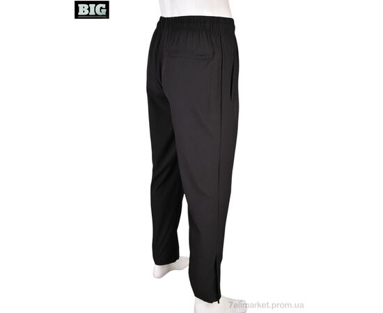 Спортивные брюки мужские Лето 4033-A04-1 black (5 шт. р.сетка M-3XL) "BIG" недорого оптом от прямого поставщика, изображение 3 Фотография Спортивные брюки мужские Лето 4033-A04-1 black (5 шт. р.сетка M-3XL) "BIG" недорого оптом от прямого поставщика, изображение 3