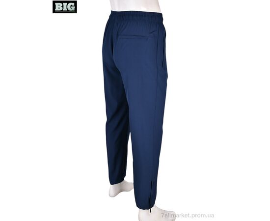 Спортивные брюки мужские Лето 4033-A04-2 navy (5 шт. р.сетка M-3XL) "BIG" недорого оптом от прямого поставщика, изображение 3 Фотография Спортивные брюки мужские Лето 4033-A04-2 navy (5 шт. р.сетка M-3XL) "BIG" недорого оптом от прямого поставщика, изображение 3