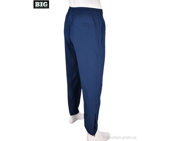 Спортивные брюки мужские Лето 4033-A06-2 navy (5 шт. р.сетка M-3XL) "BIG" недорого оптом от прямого поставщика, изображение 3 Фотография Спортивные брюки мужские Лето 4033-A06-2 navy (5 шт. р.сетка M-3XL) "BIG" недорого оптом от прямого поставщика, изображение 3