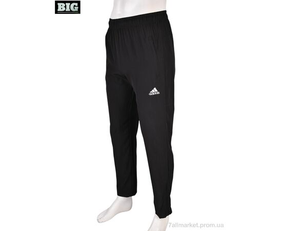 Спортивные брюки мужские Лето 4033-A02-1 black (5 шт. р.сетка M-3XL) "BIG" недорого оптом от прямого поставщика, изображение 2 Фотография Спортивные брюки мужские Лето 4033-A02-1 black (5 шт. р.сетка M-3XL) "BIG" недорого оптом от прямого поставщика, изображение 2