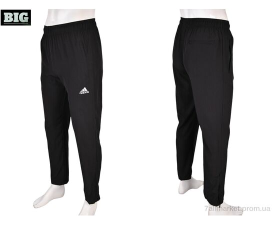 Спортивные брюки мужские Лето 4033-A02-1 black (5 шт. р.сетка M-3XL) "BIG" недорого оптом от прямого поставщика, изображение 4 Фотография Спортивные брюки мужские Лето 4033-A02-1 black (5 шт. р.сетка M-3XL) "BIG" недорого оптом от прямого поставщика, изображение 4