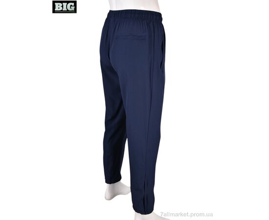 Спортивные брюки мужские Лето 4033-A02-2 navy (5 шт. р.сетка M-3XL) "BIG" недорого оптом от прямого поставщика, изображение 3 Фотография Спортивные брюки мужские Лето 4033-A02-2 navy (5 шт. р.сетка M-3XL) "BIG" недорого оптом от прямого поставщика, изображение 3