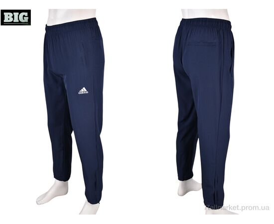 Спортивные брюки мужские Лето 4033-A02-2 navy (5 шт. р.сетка M-3XL) "BIG" недорого оптом от прямого поставщика, изображение 4 Фотография Спортивные брюки мужские Лето 4033-A02-2 navy (5 шт. р.сетка M-3XL) "BIG" недорого оптом от прямого поставщика, изображение 4