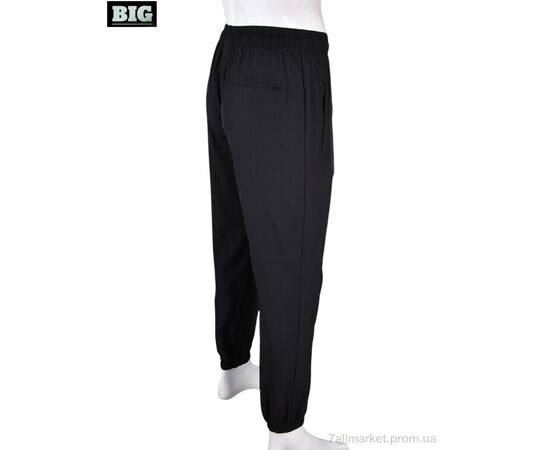 Спортивные брюки мужские Лето 4033-A05-1 black (5 шт. р.сетка M-3XL) "BIG" недорого оптом от прямого поставщика, изображение 3 Фотография Спортивные брюки мужские Лето 4033-A05-1 black (5 шт. р.сетка M-3XL) "BIG" недорого оптом от прямого поставщика, изображение 3