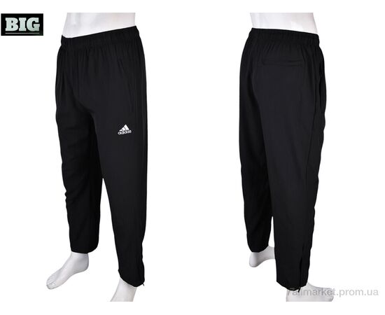 Спортивные брюки мужские Лето 4034-A07-1 black (5 шт. р.сетка 4XL-8XL) "BIG" недорого оптом от прямого поставщика, изображение 4 Фотография Спортивные брюки мужские Лето 4034-A07-1 black (5 шт. р.сетка 4XL-8XL) "BIG" недорого оптом от прямого поставщика, изображение 4
