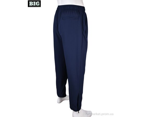 Спортивные брюки мужские Лето 4034-A07-2 navy (5 шт. р.сетка 4XL-8XL) "BIG" недорого оптом от прямого поставщика, изображение 3 Фотография Спортивные брюки мужские Лето 4034-A07-2 navy (5 шт. р.сетка 4XL-8XL) "BIG" недорого оптом от прямого поставщика, изображение 3