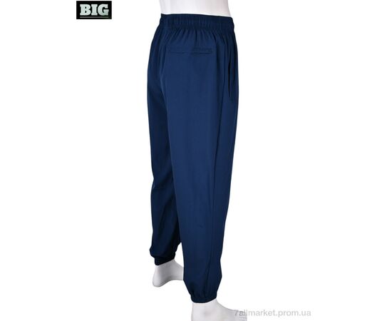 Спортивные брюки мужские Лето 4034-A08-2 navy (5 шт. р.сетка 4XL-8XL) "BIG" недорого оптом от прямого поставщика, изображение 3 Фотография Спортивные брюки мужские Лето 4034-A08-2 navy (5 шт. р.сетка 4XL-8XL) "BIG" недорого оптом от прямого поставщика, изображение 3