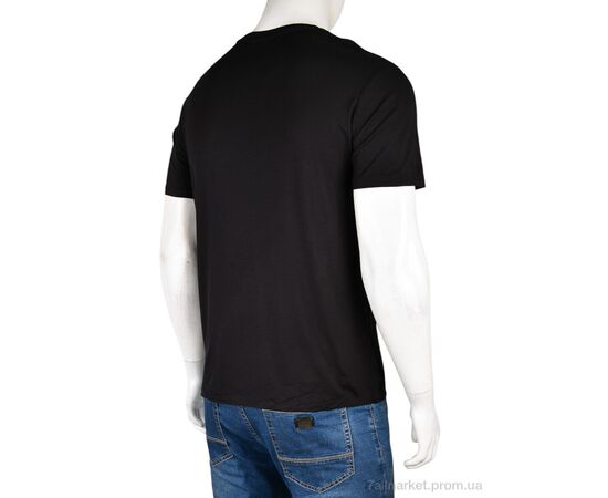 Фотография Футболка мужская Лето S-HY-3 (10927) black (4 шт. р.сетка M-2XL) "Obuvok" недорого оптом от прямого поставщика, изображение 2