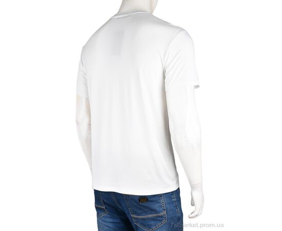 Фотография Футболка мужская Лето S-HY-1 (10959) white (4 шт. р.сетка M-2XL) "Obuvok" недорого оптом от прямого поставщика, изображение 2