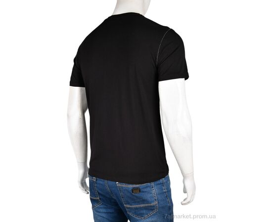 Фотография Футболка мужская Лето S-HZ-3 (10927) black (4 шт. р.сетка M-2XL) "Obuvok" недорого оптом от прямого поставщика, изображение 2