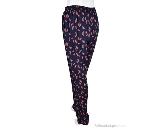 Жіночі брюки Літо 1716-2 (10884) navy (10 шт. р.сіткаM-4XL) "Obuvok" недорого оптом від прямого постачальника, зображення 2