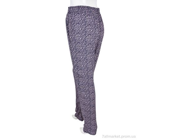 Жіночі брюки Літо 1716-3 (10884) navy (10 шт. р.сіткаM-4XL) "Obuvok" недорого оптом від прямого постачальника, зображення 2