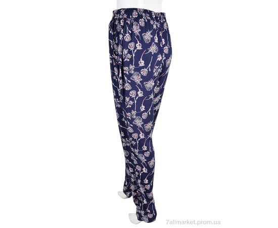 Фотография Женские брюки Лето 1716-6 (10884) navy (10 шт. р.сетка M-4XL) "Obuvok" недорого оптом от прямого поставщика, изображение 2