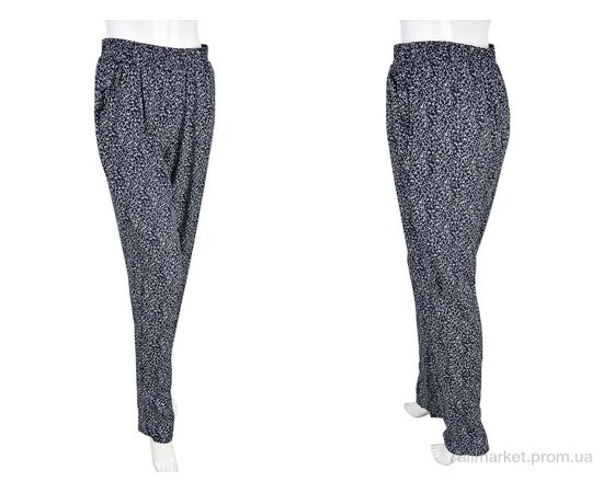 Фотография Женские брюки Лето 1716-9 (10884) navy (10 шт. р.сетка M-4XL) "Obuvok" недорого оптом от прямого поставщика, изображение 3