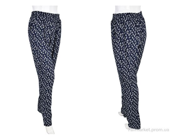 Фотография Женские брюки Лето 1716-10 (10884) navy (10 шт. р.сетка M-4XL) "Obuvok" недорого оптом от прямого поставщика, изображение 3