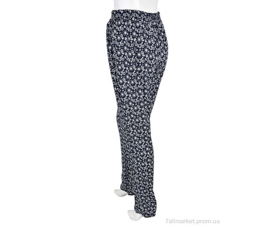 Фотография Женские брюки Лето 1716-11 (10884) navy (10 шт. р.сетка M-4XL) "Obuvok" недорого оптом от прямого поставщика, изображение 2