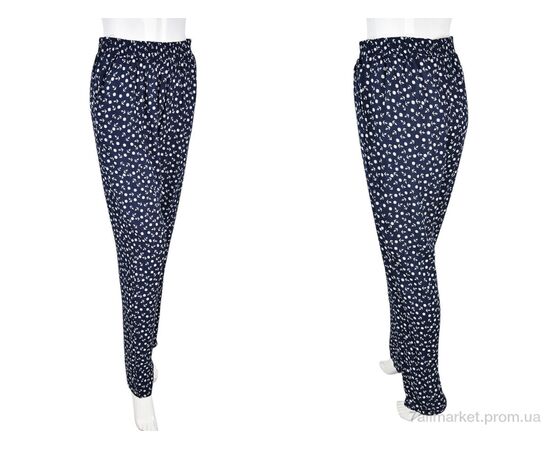 Фотография Женские брюки Лето 1716-12 (10884) navy (10 шт. р.сетка M-4XL) "Obuvok" недорого оптом от прямого поставщика, изображение 3