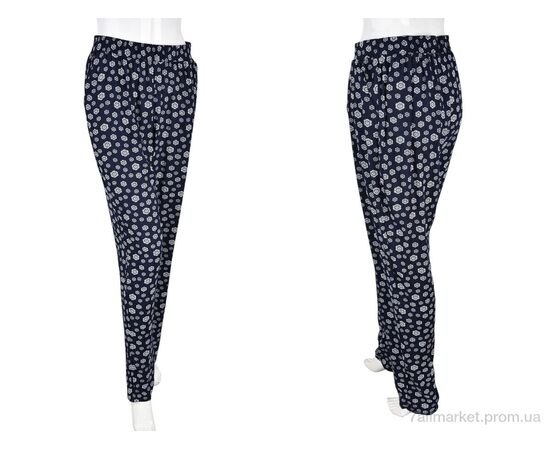 Фотография Женские брюки Лето 1716-13 (10884) navy (10 шт. р.сетка M-4XL) "Obuvok" недорого оптом от прямого поставщика, изображение 3