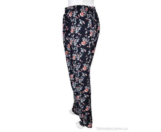 Фотография Женские брюки Лето 1716-17 (10884) navy (10 шт. р.сетка M-4XL) "Obuvok" недорого оптом от прямого поставщика, изображение 2