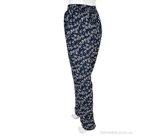 Фотография Женские брюки Лето 1716-18 (10884) navy (10 шт. р.сетка M-4XL) "Obuvok" недорого оптом от прямого поставщика, изображение 2