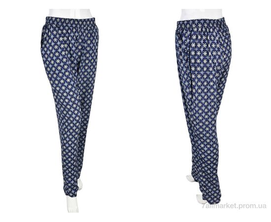 Фотография Женские брюки Лето 1716-20 (10884) navy (10 шт. р.сетка M-4XL) "Obuvok" недорого оптом от прямого поставщика, изображение 3